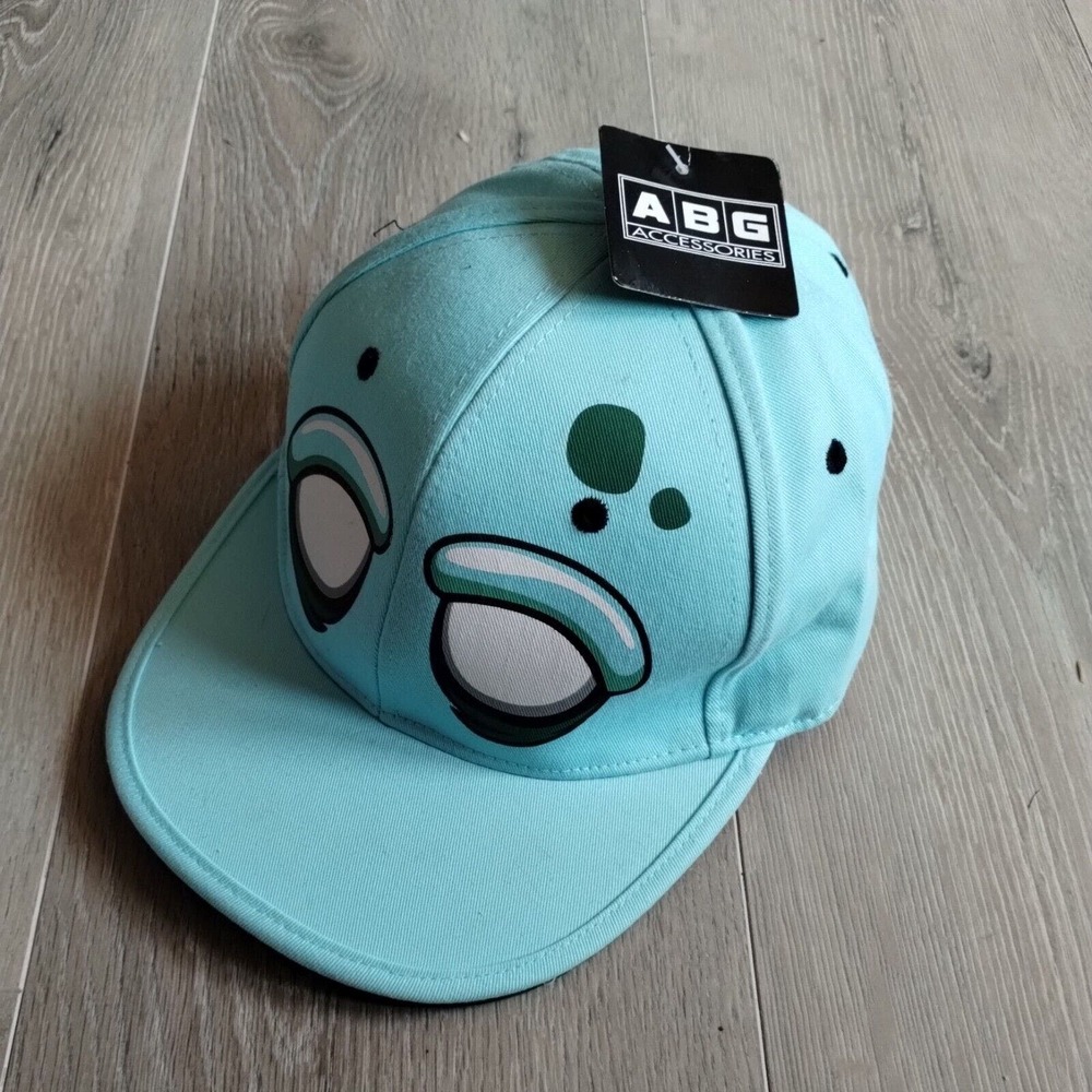 ABG Accessories Hat Blue Dinosaur Monster Cap Snapback Adjustable Strap Mens